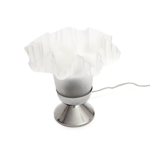 Lampe vintage en verrerie