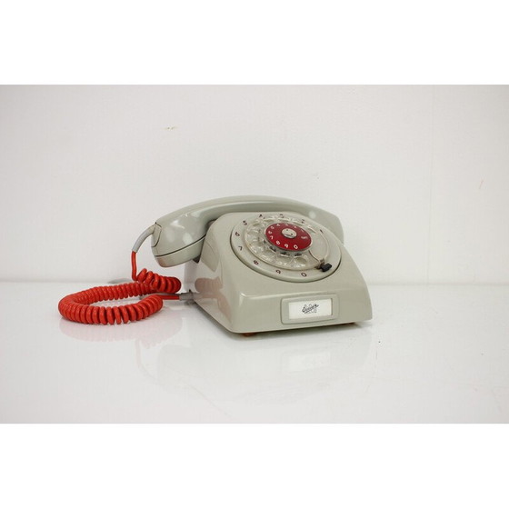 Image 1 of Téléphone Czs vintage en plastique pour LM Ericsson, Tchécoslovaquie 1960