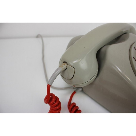 Image 1 of Téléphone Czs vintage en plastique pour LM Ericsson, Tchécoslovaquie 1960