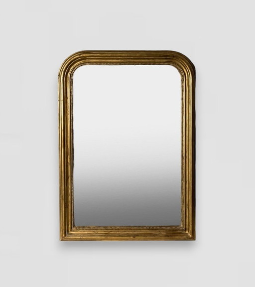 Louis Philippe Arch Mirror Gold