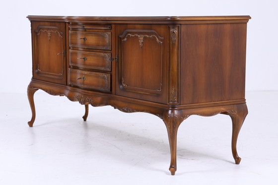 Image 1 of Warrings Chippendale Sideboard | Vintage Tiroirs Buffet en bois antique Rangement anglais