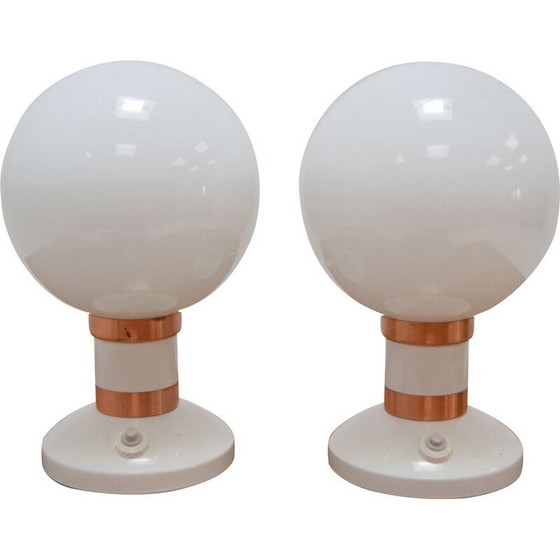 Image 1 of Paire de lampes de table vintage par Drukov, Tchécoslovaquie 1970