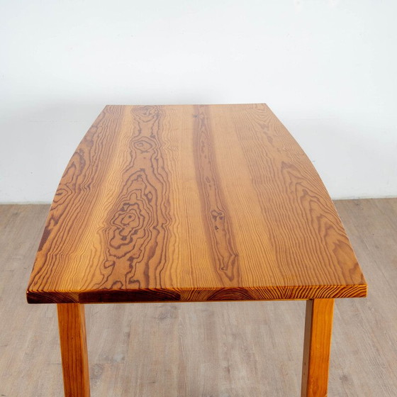 Image 1 of Table de salle à manger vintage en pin par Pierre Gauthier Delaye pour Vergneres, 1950