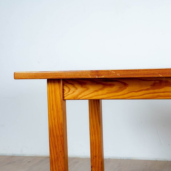 Image 1 of Table de salle à manger vintage en pin par Pierre Gauthier Delaye pour Vergneres, 1950