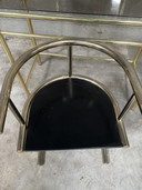 Table de maquillage avec chaise Hollywood Regency