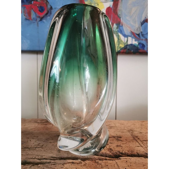 Image 1 of Vase vintage Verrerie italienne 1970