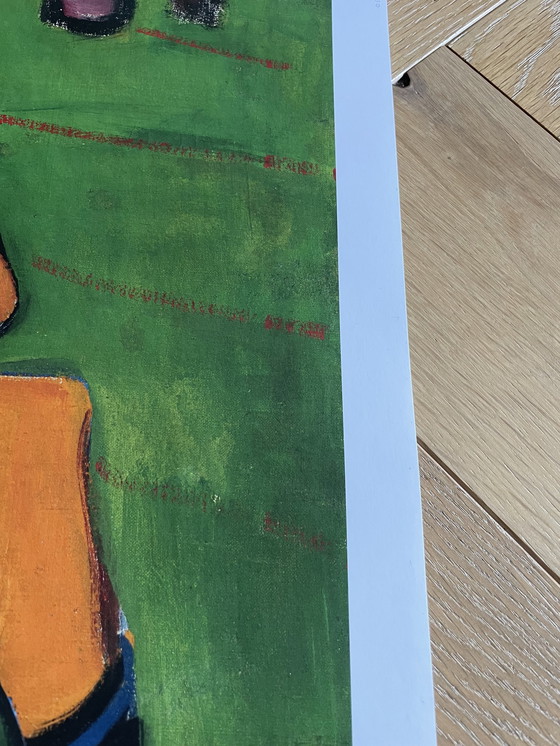 Image 1 of Ernst Ludwig Kirchner (1880-1938), Artistin, 1910, Orginal Exhibition Poster Sweden, Copyright Ernst Ludwig Kirchner