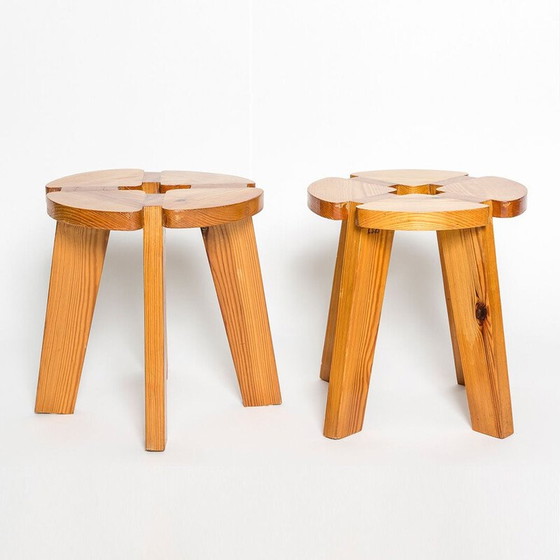 Image 1 of Paire de tabourets vintage par Lisa Johanson-Pape, Finlande 1960s