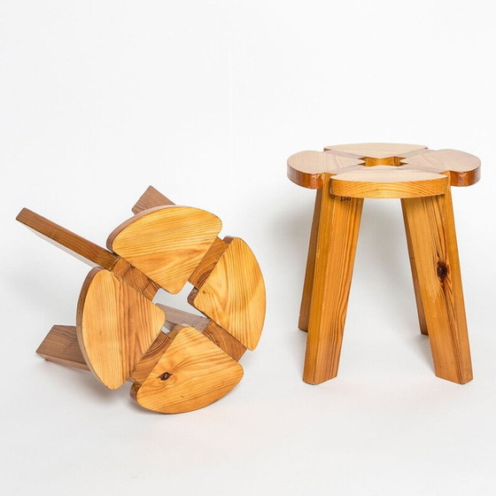 Image 1 of Paire de tabourets vintage par Lisa Johanson-Pape, Finlande 1960s