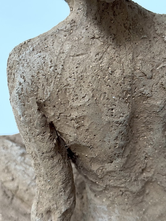 Image 1 of Yolande Ide (1931) - Sculpture en terre cuite " Nicole "