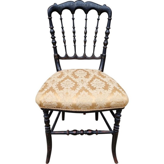 Image 1 of Chaise de musicien Napoléon III vintage