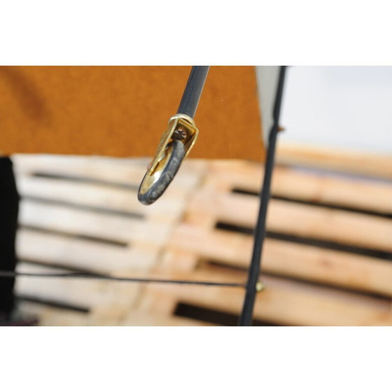 Image 1 of Table de couture vintage en métal sur roulettes, Allemagne 1970