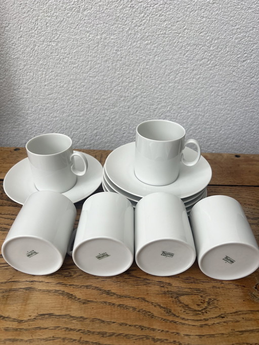 Tasses et soucoupes Thomas 6 pièces