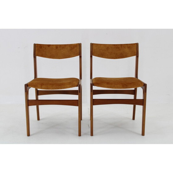 Image 1 of Paire de chaises de salle à manger danoises en teck, 1960