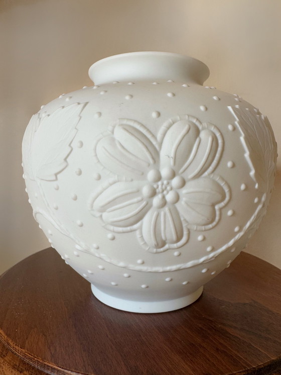 Image 1 of Vase Boule Limoges Médard De Noblat 
