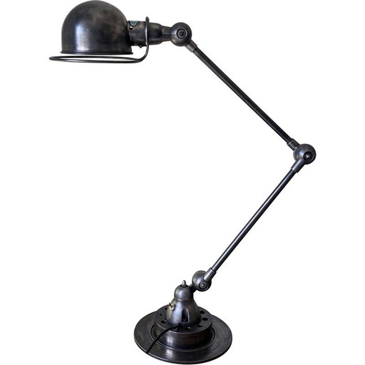 Lampes vintage en aluminium Jieldé par Jean Louis Domecq, 1950