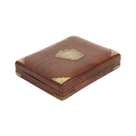 Image 1 of Boîte de cartes à jouer vintage