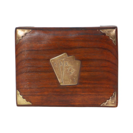 Image 1 of Boîte de cartes à jouer vintage