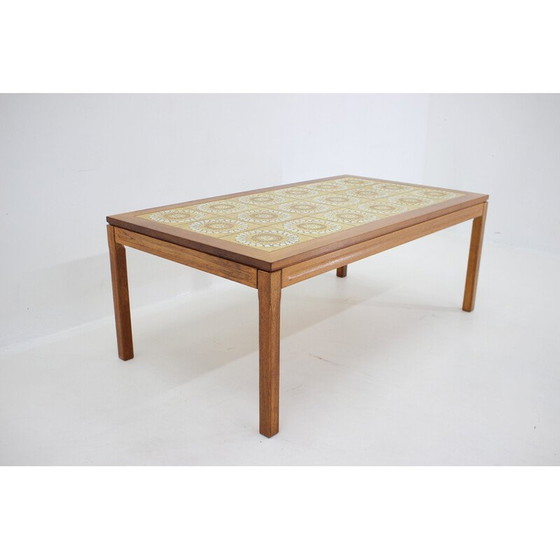 Image 1 of Table basse vintage en palissandre et carreaux, Danemark 1960