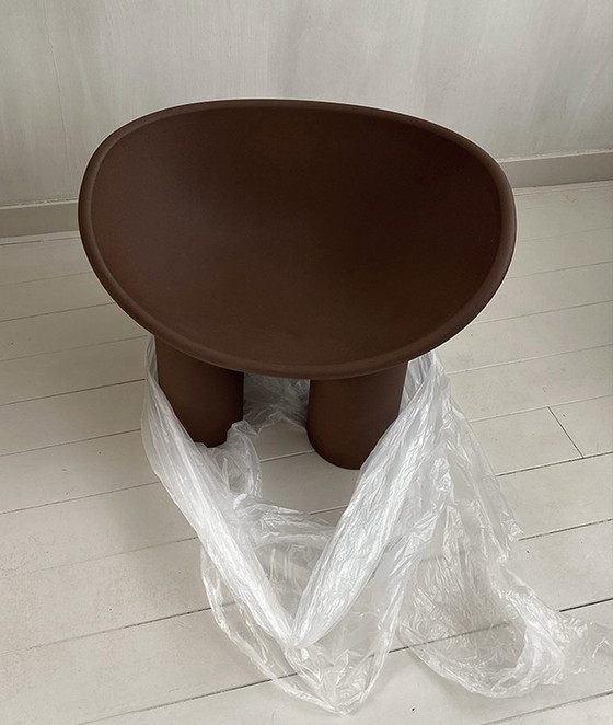 Image 1 of Chaise Roly Poly Driade Brown Peat