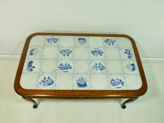 Image 1 of Table basse vintage, design Chippendale, table de salon, années 60, Germany