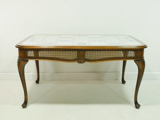 Image 1 of Table basse vintage, design Chippendale, table de salon, années 60, Germany