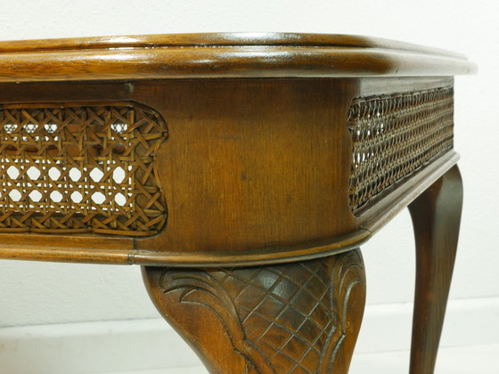 Image 1 of Table basse vintage, design Chippendale, table de salon, années 60, Germany