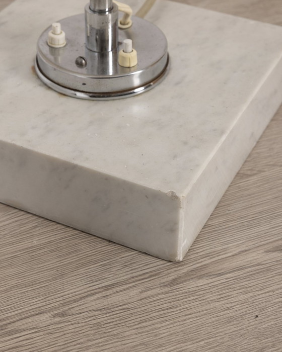 Image 1 of Vintage 70S White Adjustable Floor Lamp Italian Design