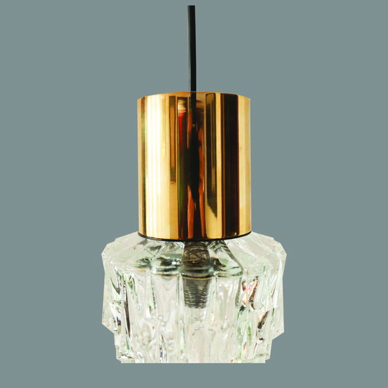 Image 1 of Grosse lampe suspendue Mid Century, années 1960
