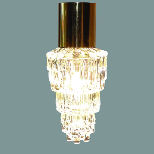 Grosse lampe suspendue Mid Century, années 1960