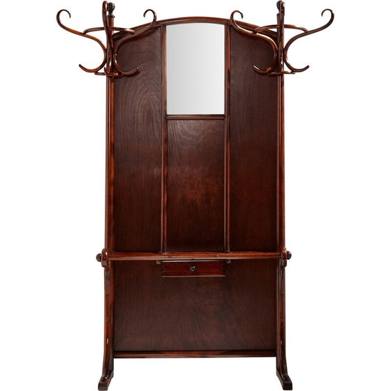 Image 1 of Porte-manteau vintage en bois courbé pour Thonet, 1900