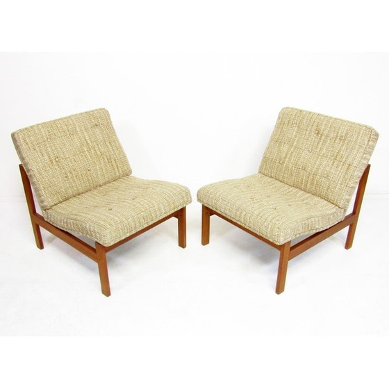 Image 1 of Paire de chaises longues vintage par Ole Knudsen pour France et Son, Danemark 1970