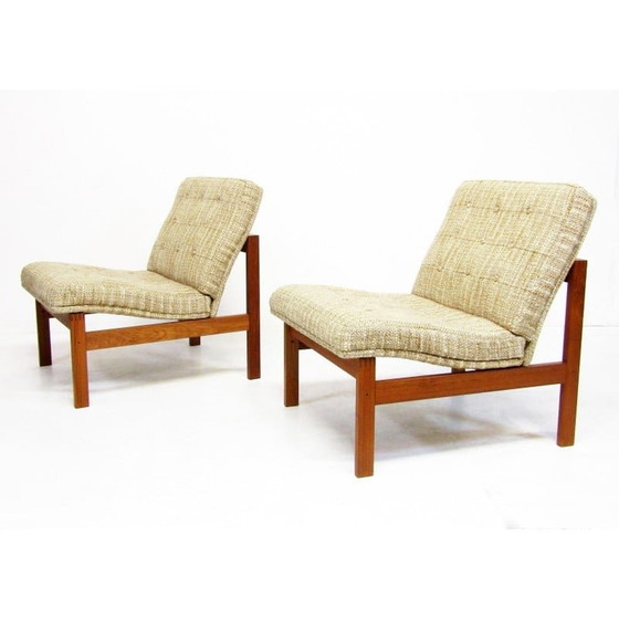 Image 1 of Paire de chaises longues vintage par Ole Knudsen pour France et Son, Danemark 1970