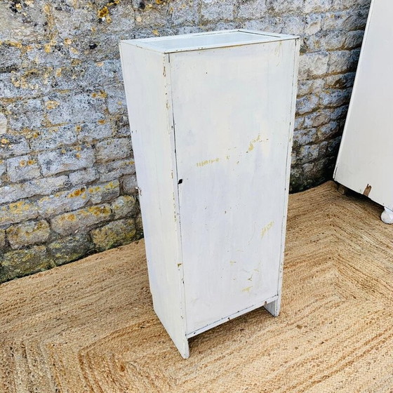 Image 1 of Meuble de rangement blanc vintage, France
