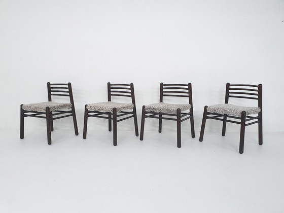 Image 1 of Ensemble de quatre chaises de salle à manger Pastoe, Pays-Bas, années 1970