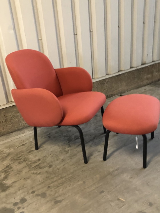 Image 1 of Design Dost Lounge Armchair And Hocker Rianne Koens For Puik