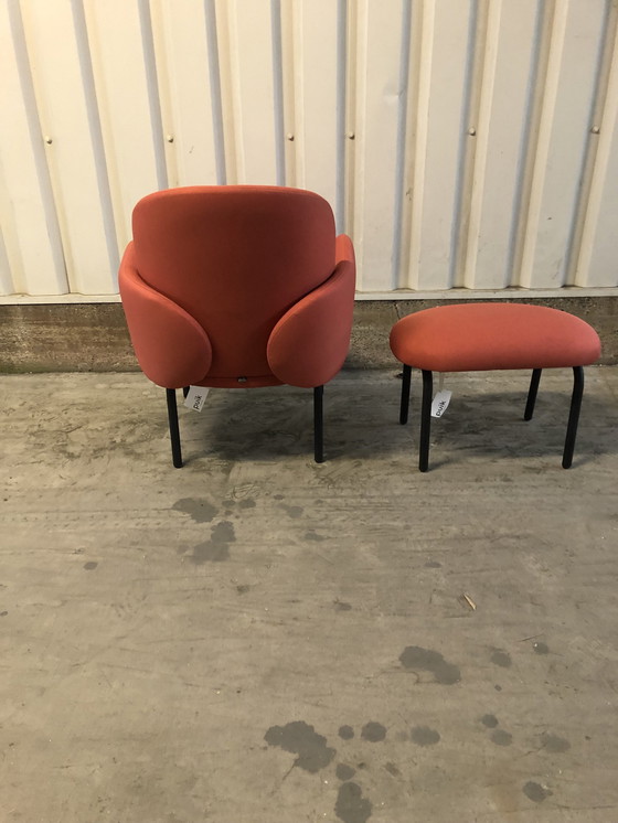 Image 1 of Design Dost Lounge Armchair And Hocker Rianne Koens For Puik