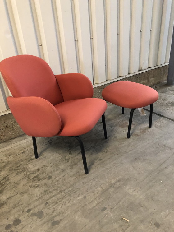 Image 1 of Design Dost Lounge Armchair And Hocker Rianne Koens For Puik