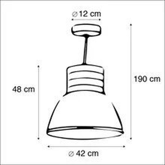 Image 1 of Lampe suspendue industrielle - Industry From Qazqa