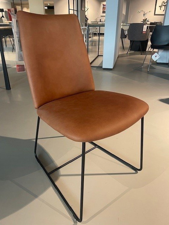 Image 1 of 6x Bree's New World City Chair Cognac Modèle d'exposition