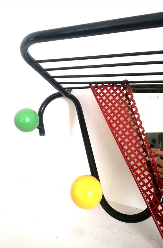 Image 1 of Portemanteau Vintage Style Matégot 1950