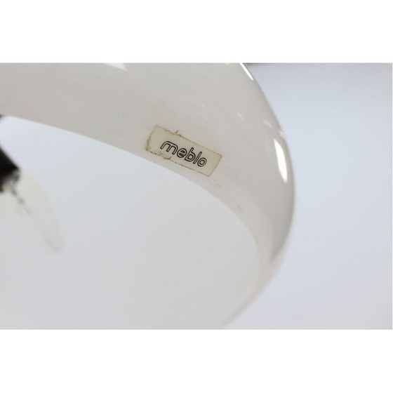 Image 1 of Lampadaire vintage avec lampe suspendue par Harvey Guzzini pour Meblo, Italie 1970