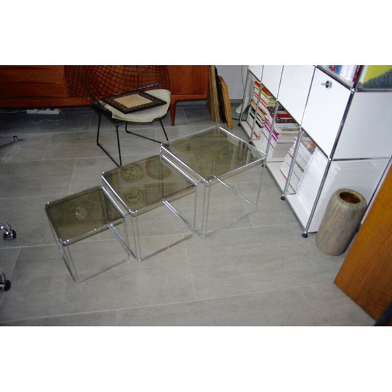 Image 1 of Table d'appoint vintage graphique par Max Sauze 1970