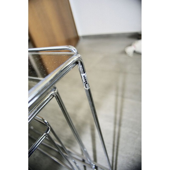 Image 1 of Table d'appoint vintage graphique par Max Sauze 1970