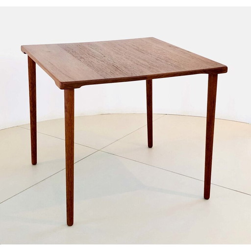 Table d'appoint vintage FD544 en teck massif par Edvard Kindt-Larsen pour France and Son, Danemark 1950