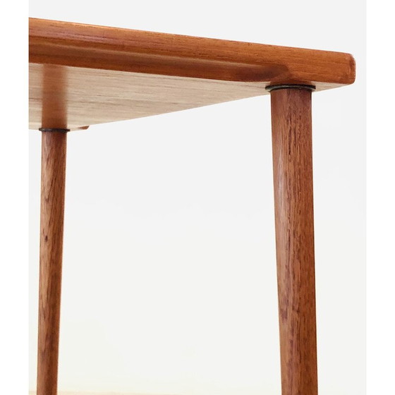 Image 1 of Table d'appoint vintage FD544 en teck massif par Edvard Kindt-Larsen pour France and Son, Danemark 1950
