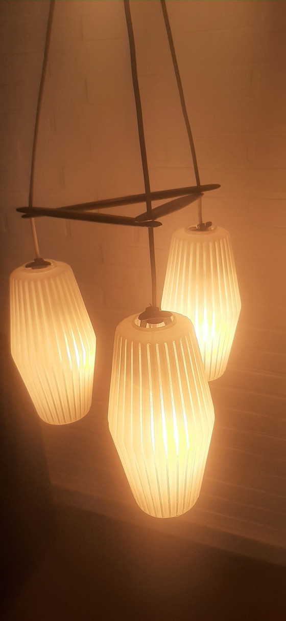 Image 1 of Lampe Vintage Teck Scandinave Cascade