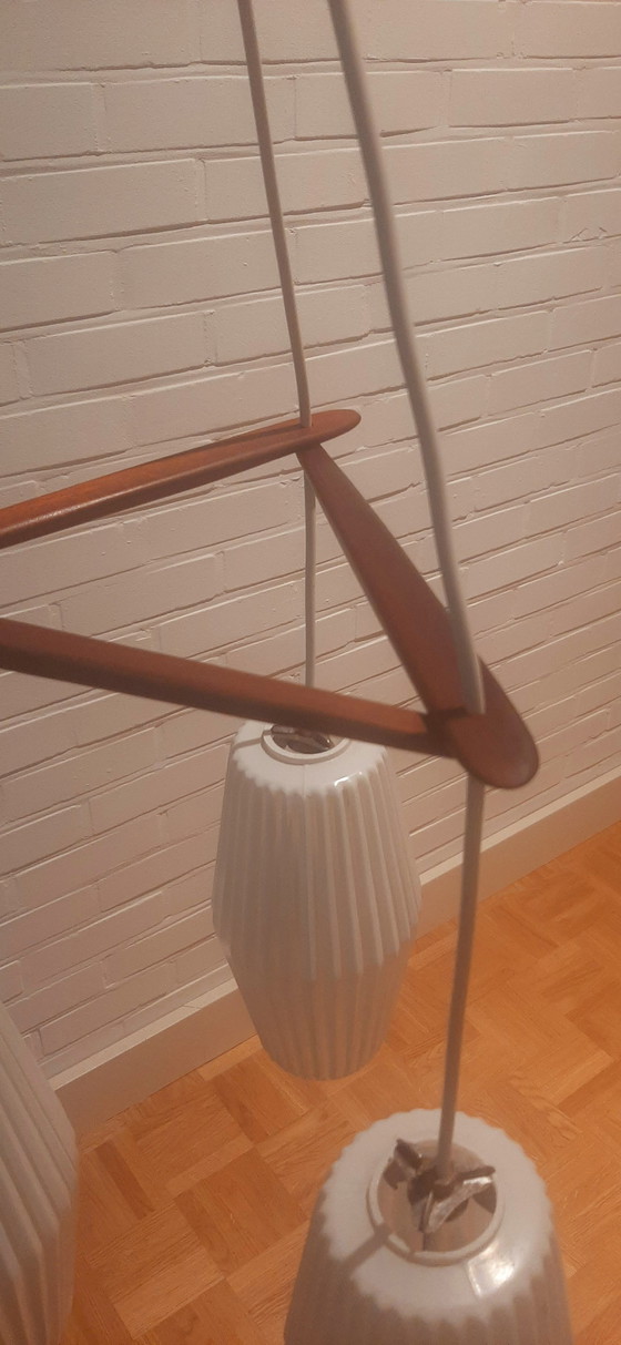 Image 1 of Lampe Vintage Teck Scandinave Cascade