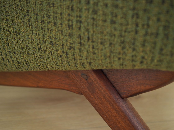 Image 1 of Fauteuil vert, Design danois, 1970S, Manufacture : Horsens Møbelfabrik