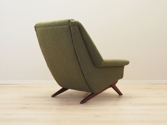 Image 1 of Fauteuil vert, Design danois, 1970S, Manufacture : Horsens Møbelfabrik